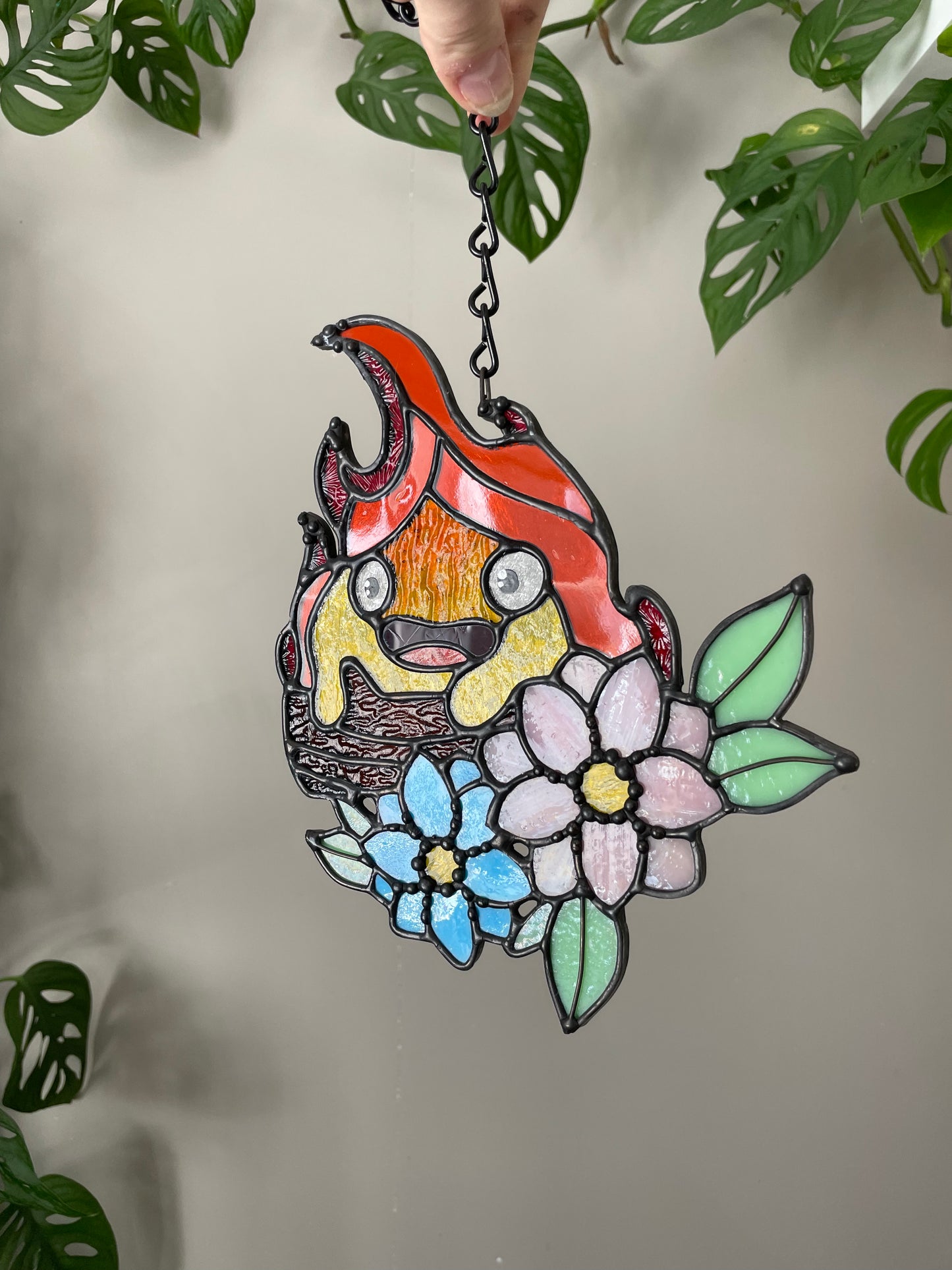 Cutie Calcifer on a Log