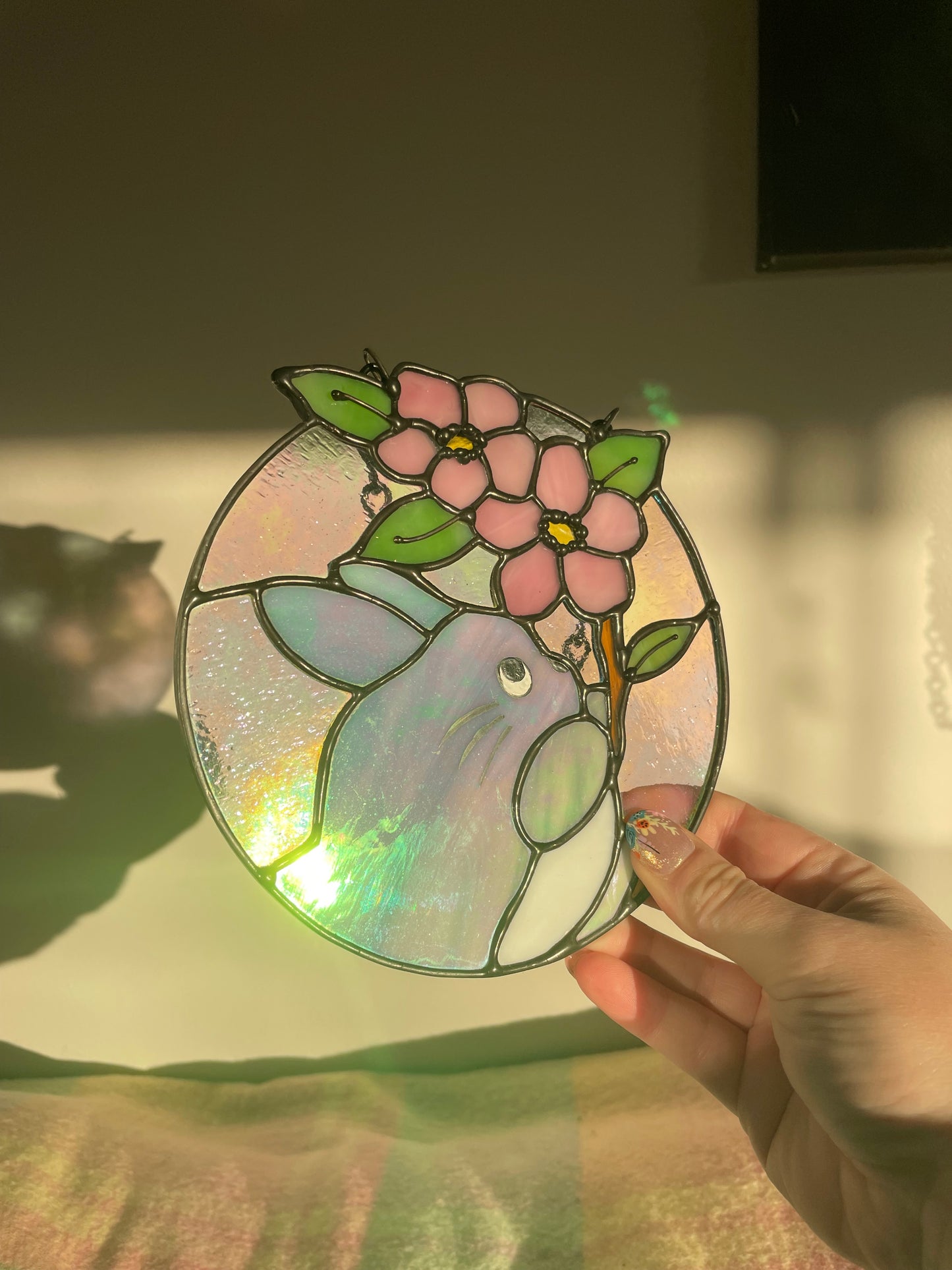 Chu Totoro and Blossoms