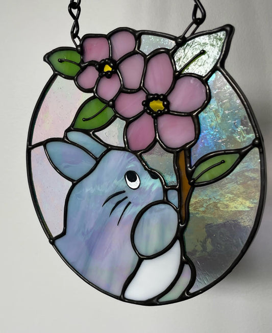 Chu Totoro and Blossoms