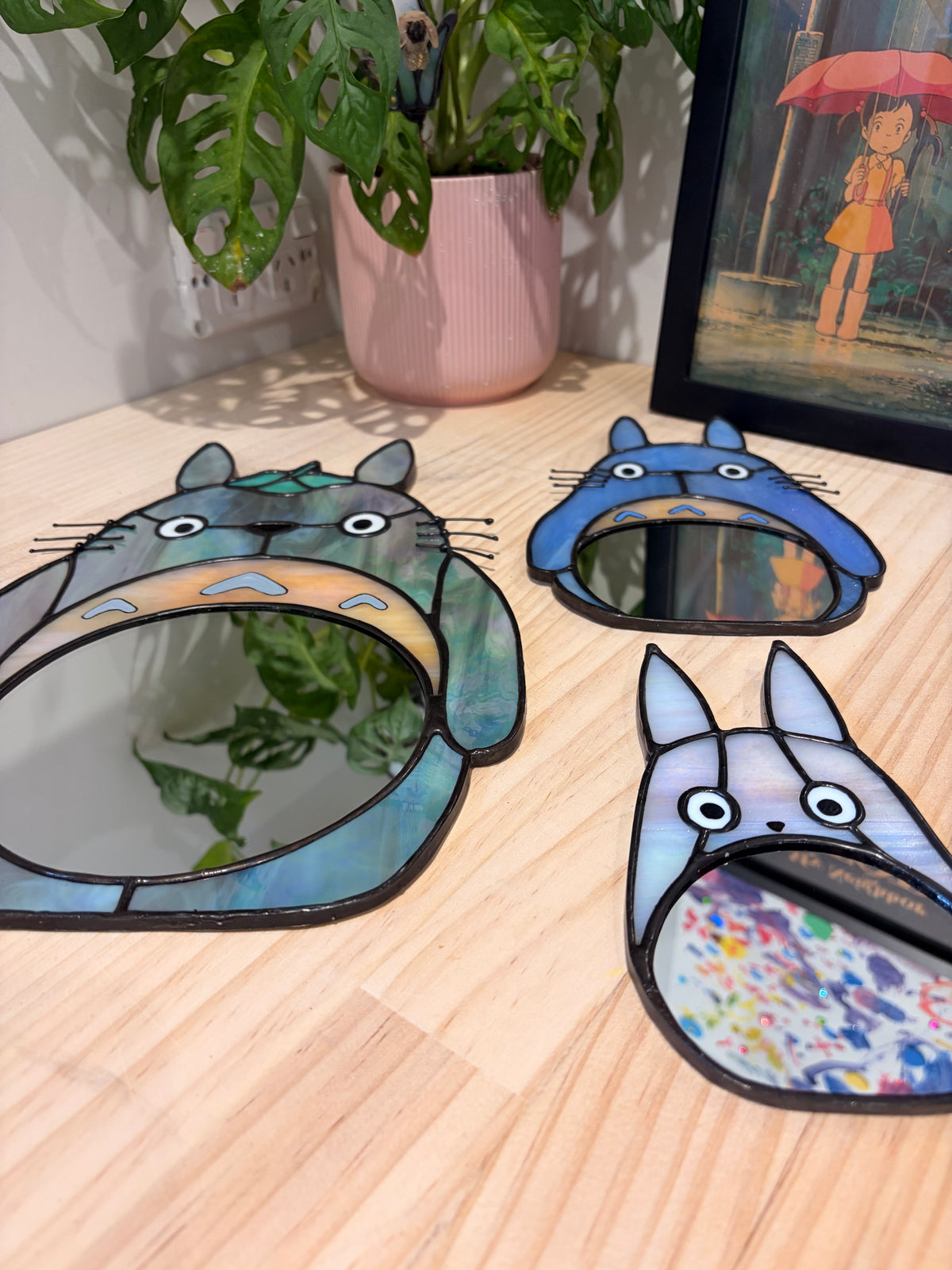 Totoro mirror set of 3