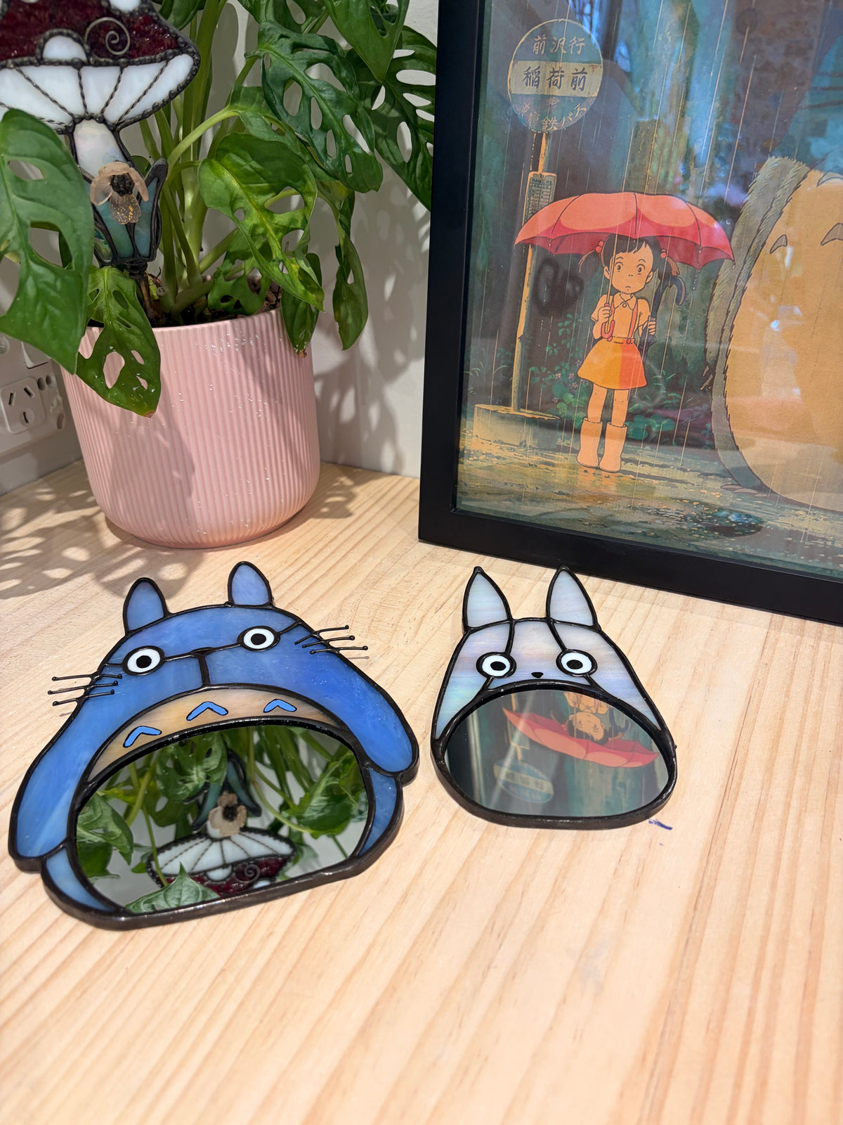 Totoro mirrors set of 2