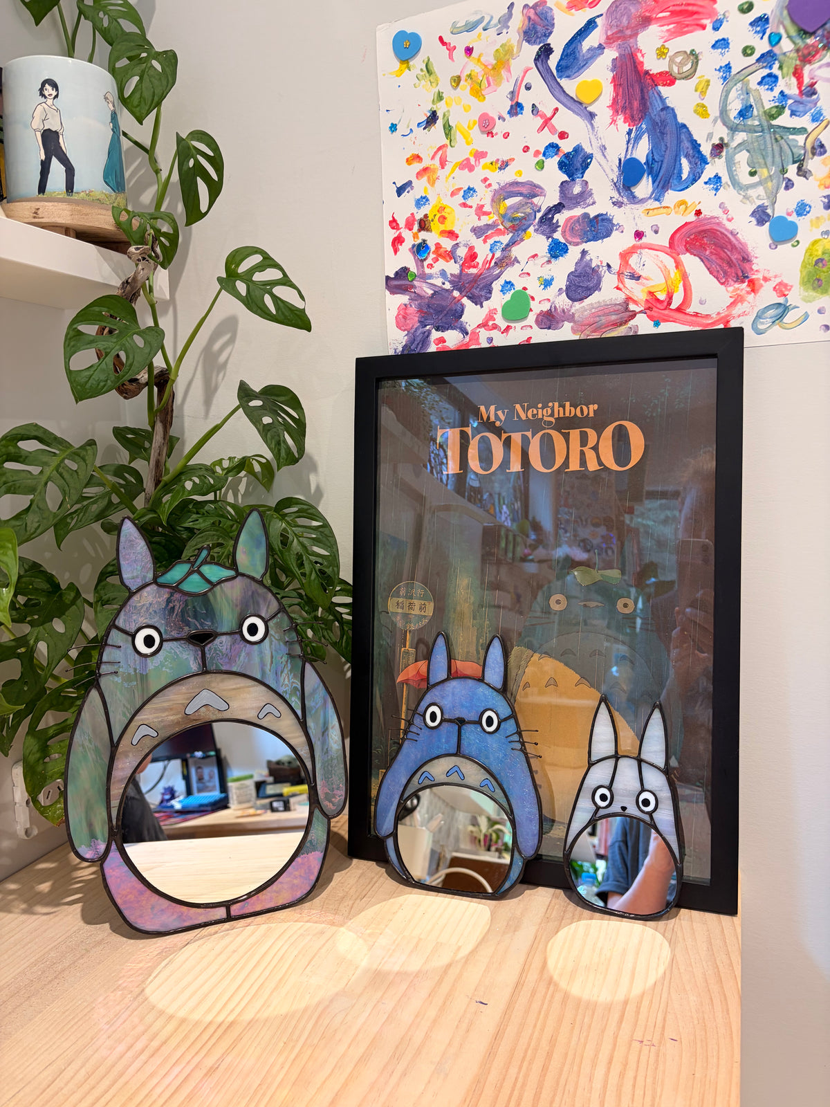 Totoro mirror set of 3