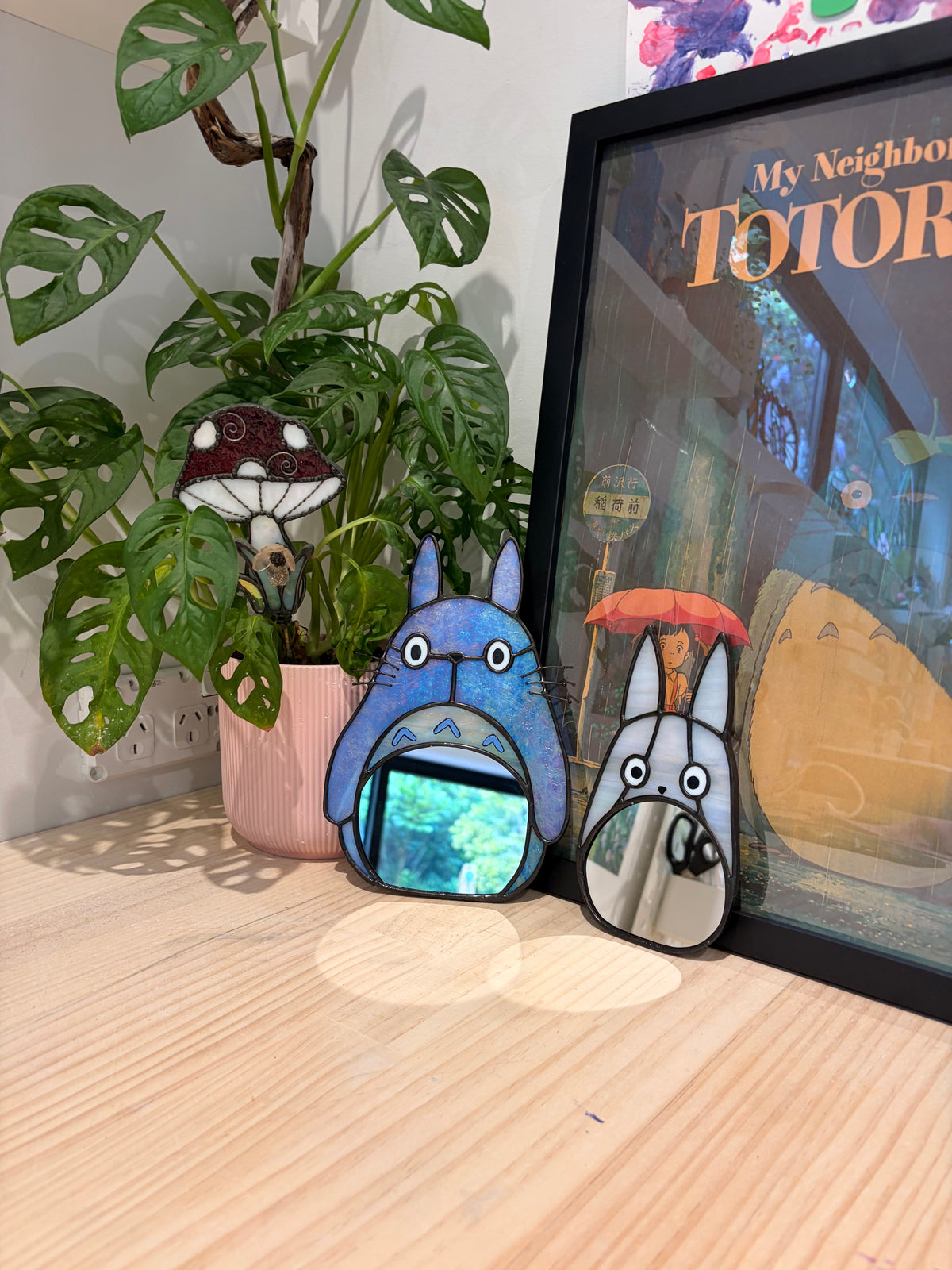 Totoro mirrors set of 2