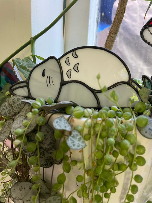 Sleepy Totoro Plant Stake