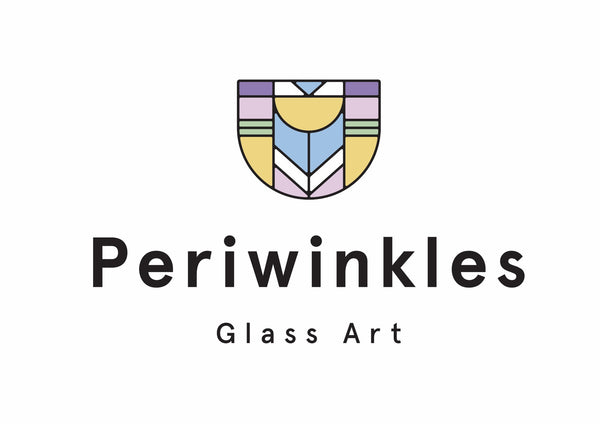 Periwinkles Glass Art